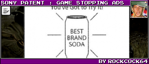 SONY PATENT : GAME STOPPING ADS BY ROCKCOCK64